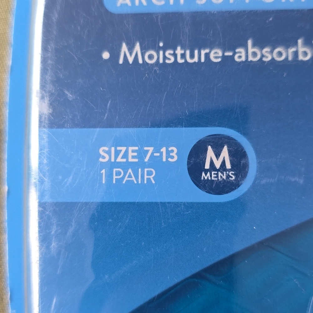 Walgreens Men's Gel Comfort Cushion Insoles, Size 7-13, 1.0 pr - Picture 6 of 13